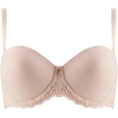 Aubade Soutien-gorge bandeau coques confort armatures nude 100C unisex - Publicité Aubade Soutien-gorge bandeau coques confort armatures nude 100C unisex - Publicité