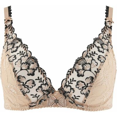 Aubade Soutien-gorge triangle plongeant beige 85B unisex - Publicité Aubade Soutien-gorge triangle plongeant beige 85B unisex - Publicité