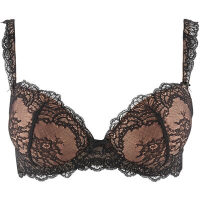 Aubade Soutien-gorge plongeant coques armatures noir 95A unisex - Publicité Aubade Soutien-gorge plongeant coques armatures noir 95A unisex - Publicité