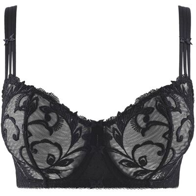 Aubade Soutien-gorge corbeille confort armatures noir 85F unisex - Publicité Aubade Soutien-gorge corbeille confort armatures noir 85F unisex - Publicité