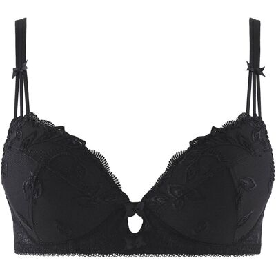 Aubade Soutien-gorge push-up armatures noir 90E unisex - Publicité Aubade Soutien-gorge push-up armatures noir 90E unisex - Publicité