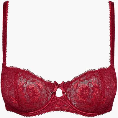 Aubade Soutien-gorge corbeille armatures rouge 90C unisex - Publicité Aubade Soutien-gorge corbeille armatures rouge 90C unisex - Publicité