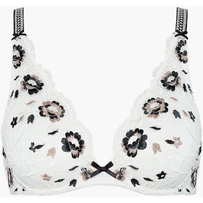 Aubade Soutien-gorge triangle plongeant armatures blanc 85B unisex - Publicité Aubade Soutien-gorge triangle plongeant armatures blanc 85B unisex - Publicité