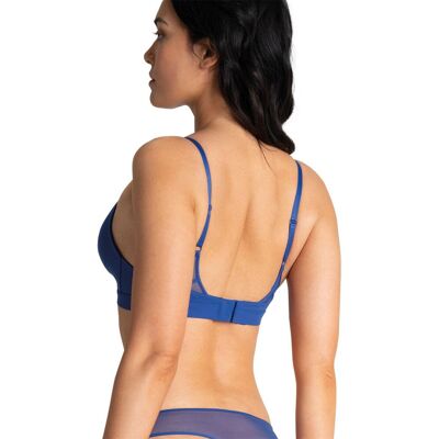Athena Soutien-gorge triangle sans armatures Tulle bleu S unisex - Publicité Athena Soutien-gorge triangle sans armatures Tulle bleu S unisex - Publicité