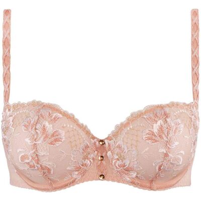 Aubade Soutien-gorge corbeille armatures Beige 85C unisex - Publicité Aubade Soutien-gorge corbeille armatures Beige 85C unisex - Publicité