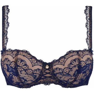 Aubade Soutien-gorge corbeille armatures - Bleu 85D unisex - Publicité Aubade Soutien-gorge corbeille armatures - Bleu 85D unisex - Publicité