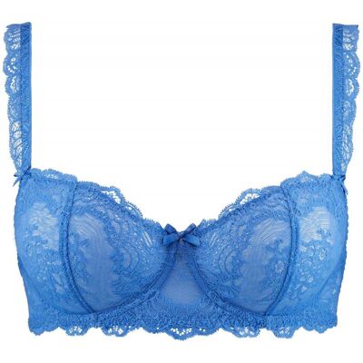 Aubade Soutien-gorge corbeille armatures Bleu 90D unisex - Publicité Aubade Soutien-gorge corbeille armatures Bleu 90D unisex - Publicité