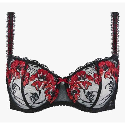 Aubade Soutien-gorge corbeille armatures Rouge 85D unisex - Publicité Aubade Soutien-gorge corbeille armatures Rouge 85D unisex - Publicité
