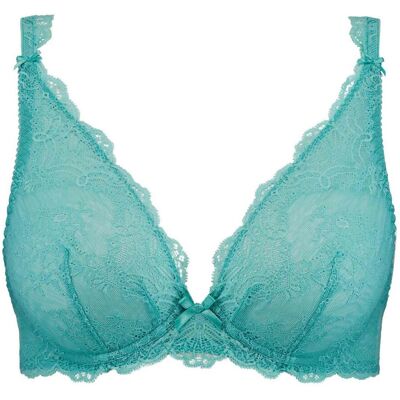 Aubade Soutien-gorge emboîtant armatures Vert 85D unisex - Publicité Aubade Soutien-gorge emboîtant armatures Vert 85D unisex - Publicité