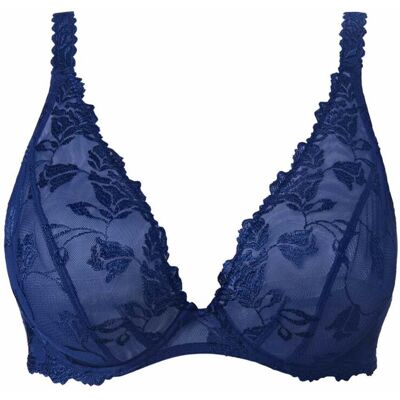Aubade Soutien-gorge Plongeant Armatures bleu 85D unisex - Publicité Aubade Soutien-gorge Plongeant Armatures bleu 85D unisex - Publicité