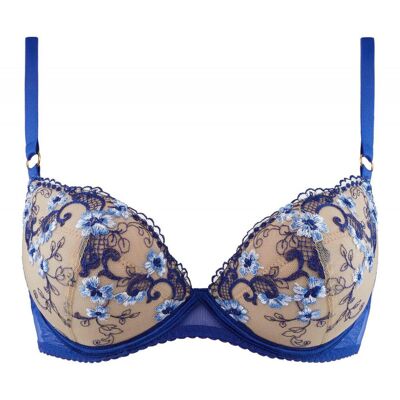 Aubade Soutien-gorge plongeant armatures Bleu Idylle A Giverny 85C unisex - Publicité Aubade Soutien-gorge plongeant armatures Bleu Idylle A Giverny 85C unisex - Publicité