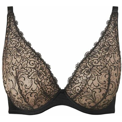 Aubade Soutien-gorge plongeant armatures - Noir 85B unisex - Publicité Aubade Soutien-gorge plongeant armatures - Noir 85B unisex - Publicité