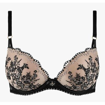 Aubade Soutien-gorge plongeant armatures Noir 85C unisex - Publicité Aubade Soutien-gorge plongeant armatures Noir 85C unisex - Publicité
