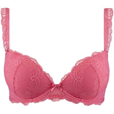 Aubade Soutien-gorge plongeant armatures Rose 95B unisex - Publicité Aubade Soutien-gorge plongeant armatures Rose 95B unisex - Publicité
