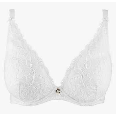 Aubade Soutien-gorge plongeant armatures Rose 95B unisex - Publicité Aubade Soutien-gorge plongeant armatures Rose 95B unisex - Publicité