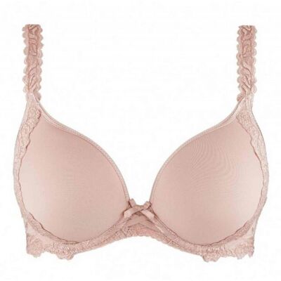 Aubade Soutien-gorge plongeant spacer armatures Nude 85F unisex - Publicité Aubade Soutien-gorge plongeant spacer armatures Nude 85F unisex - Publicité