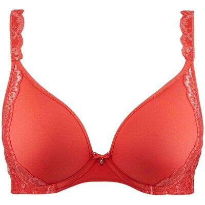 Aubade Soutien-gorge plongeant spacer armatures Rouge Sweetessence 85B unisex - Publicité Aubade Soutien-gorge plongeant spacer armatures Rouge Sweetessence 85B unisex - Publicité