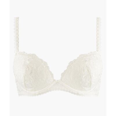 Aubade Soutien-gorge plongeant coques armatures blanc 85C unisex - Publicité Aubade Soutien-gorge plongeant coques armatures blanc 85C unisex - Publicité