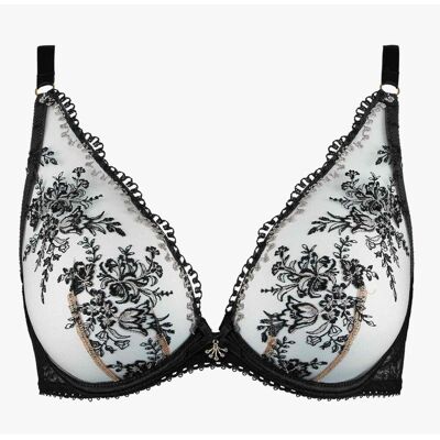 Aubade Soutien-gorge triangle armatures Noir 85C unisex - Publicité Aubade Soutien-gorge triangle armatures Noir 85C unisex - Publicité