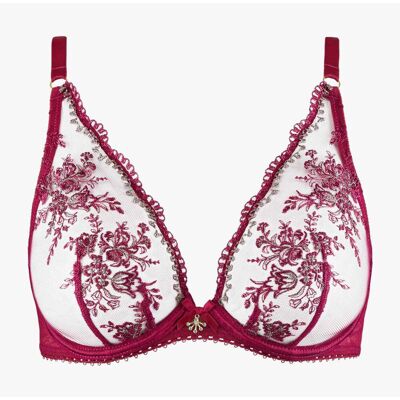 Aubade Soutien-gorge triangle armatures Violet 90C unisex - Publicité Aubade Soutien-gorge triangle armatures Violet 90C unisex - Publicité