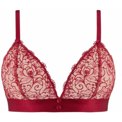 Aubade Soutien-gorge triangle sans armatures - Rouge M unisex - Publicité Aubade Soutien-gorge triangle sans armatures - Rouge M unisex - Publicité