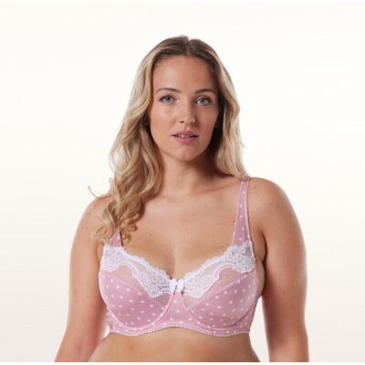 Brigitte Bardot Soutien-gorge grand maintien rose Icone 100C unisex - Publicité Brigitte Bardot Soutien-gorge grand maintien rose Icone 100C unisex - Publicité