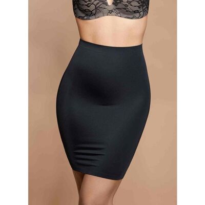 Jupe mi-longue taille haute invisible sculptante Noir Bye Bra XL unisex - Publicité Jupe mi-longue taille haute invisible sculptante Noir Bye Bra XL unisex - Publicité