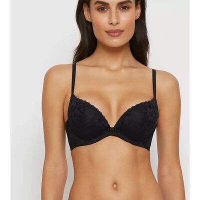 Dorina Soutien-Gorge Push-Up Noir-Blanc 85C unisex - Publicité Dorina Soutien-Gorge Push-Up Noir-Blanc 85C unisex - Publicité