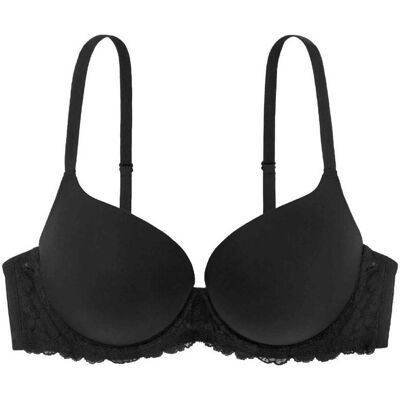 Dorina Soutien-gorge super push-up armatures - Noir 85C unisex - Publicité Dorina Soutien-gorge super push-up armatures - Noir 85C unisex - Publicité