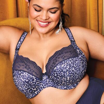 Elomi LUCIE Soutien-Gorge Plongeant - STRETCH Bleu Nuit 105L unisex - Publicité Elomi LUCIE Soutien-Gorge Plongeant - STRETCH Bleu Nuit 105L unisex - Publicité
