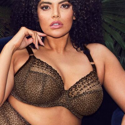 Elomi Soutien Gorge emboitant léopard 105F unisex - Publicité Elomi Soutien Gorge emboitant léopard 105F unisex - Publicité