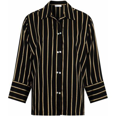 Femilet Chemise pyjama Noire Fémilet en viscose 40 unisex - Publicité Femilet Chemise pyjama Noire Fémilet en viscose 40 unisex - Publicité