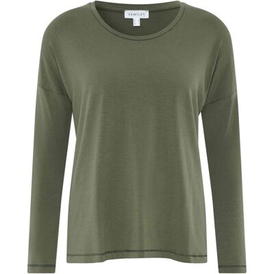 Femilet Haut de pyjama - T-shirt à manches longues - Vert Chantelle en coton modal 40 unisex - Publicité Femilet Haut de pyjama - T-shirt à manches longues - Vert Chantelle en coton modal 40 unisex - Publicité