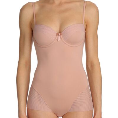 Body avec armatures rose poudré Marie Jo 85C unisex - Publicité Body avec armatures rose poudré Marie Jo 85C unisex - Publicité