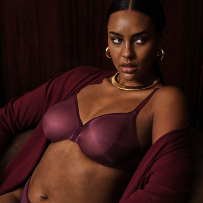 Gossard Soutien-gorge transparent - Violet 95J unisex - Publicité Gossard Soutien-gorge transparent - Violet 95J unisex - Publicité