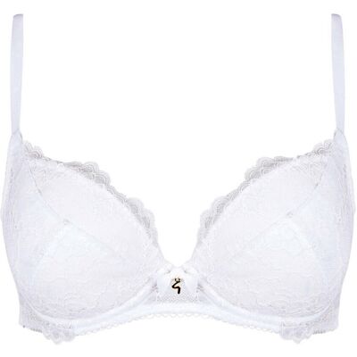 Gossard Soutien-Gorge Push-Up Blanc 80E unisex - Publicité Gossard Soutien-Gorge Push-Up Blanc 80E unisex - Publicité
