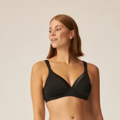 Naturana Soutien-gorge sans armature Noir avec bonnet et ruban brillant 110B unisex - Publicité Naturana Soutien-gorge sans armature Noir avec bonnet et ruban brillant 110B unisex - Publicité