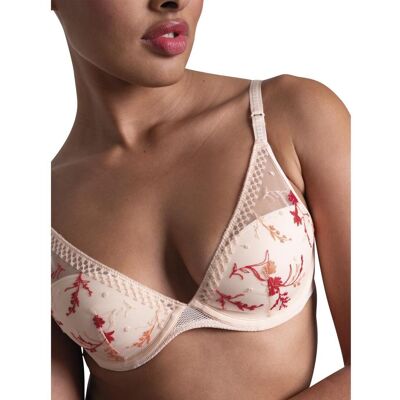 Passionata Suzy - Soutien-gorge plongeant avec coques brodé 85D unisex - Publicité Passionata Suzy - Soutien-gorge plongeant avec coques brodé 85D unisex - Publicité