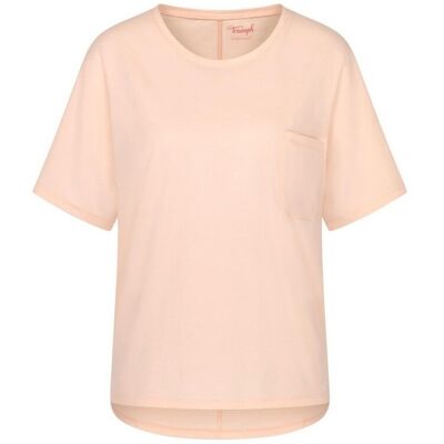 Haut De Pyjama T-shirt Avec Poche Beige Triumph en coton 48 unisex - Publicité Haut De Pyjama T-shirt Avec Poche Beige Triumph en coton 48 unisex - Publicité