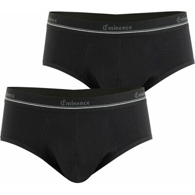 Eminence Lot de 2 slips absorbants Homme Sérénité Heritage noir en coton XXXL male - Publicité Eminence Lot de 2 slips absorbants Homme Sérénité Heritage noir en coton XXXL male - Publicité