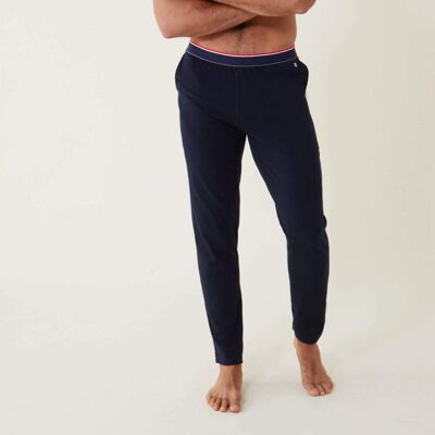 le Slip Français Bas de pyjama long marine en coton S male - Publicité le Slip Français Bas de pyjama long marine en coton S male - Publicité