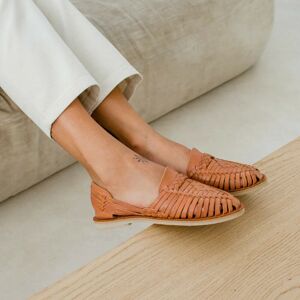 Mapache Sandale tressee camel - ALEGRE en cuir 36 female - Publicité Mapache Sandale tressee camel - ALEGRE en cuir 36 female - Publicité