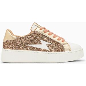 Vanessa Wu Baskets eclair à paillettes or 37 female - Publicité Vanessa Wu Baskets eclair à paillettes or 37 female - Publicité