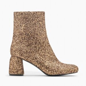 Vanessa Wu Bottines pailletées Londres bronze à talon 37 female - Publicité Vanessa Wu Bottines pailletées Londres bronze à talon 37 female - Publicité