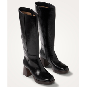 Vanessa Wu Bottes noires à talon bois 37 female - Publicité Vanessa Wu Bottes noires à talon bois 37 female - Publicité