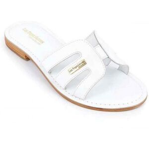 Les Tropéziennes par M.Belarbi Mule femme DAMIA Blanc en cuir 36 female - Publicité Les Tropéziennes par M.Belarbi Mule femme DAMIA Blanc en cuir 36 female - Publicité