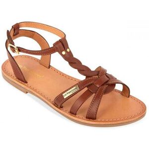 Les Tropéziennes par M.Belarbi Sandale femme HAMSUNI Marron en cuir 36 female - Publicité Les Tropéziennes par M.Belarbi Sandale femme HAMSUNI Marron en cuir 36 female - Publicité