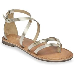 Les Tropéziennes par M.Belarbi Sandales DAROZ or en cuir 39 female - Publicité Les Tropéziennes par M.Belarbi Sandales DAROZ or en cuir 39 female - Publicité