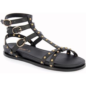 Les Tropéziennes par M.Belarbi Sandales femme COOLALY noir en cuir 39 female - Publicité Les Tropéziennes par M.Belarbi Sandales femme COOLALY noir en cuir 39 female - Publicité