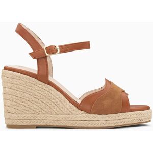 Vanessa Wu Sandales compensées Luba camel brun 40 female - Publicité Vanessa Wu Sandales compensées Luba camel brun 40 female - Publicité